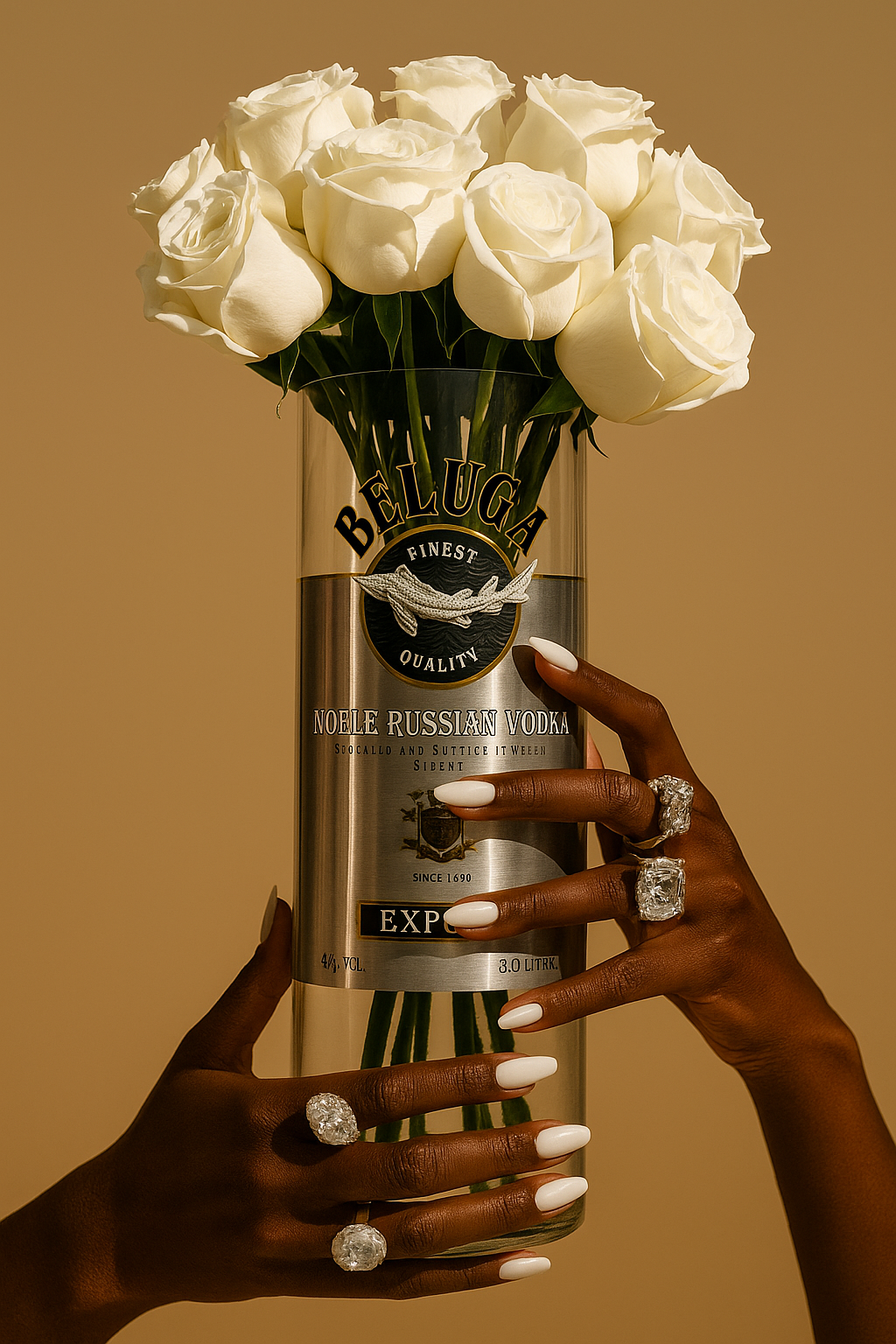 Beluga Vodka nagy váza 💐 (3 l)