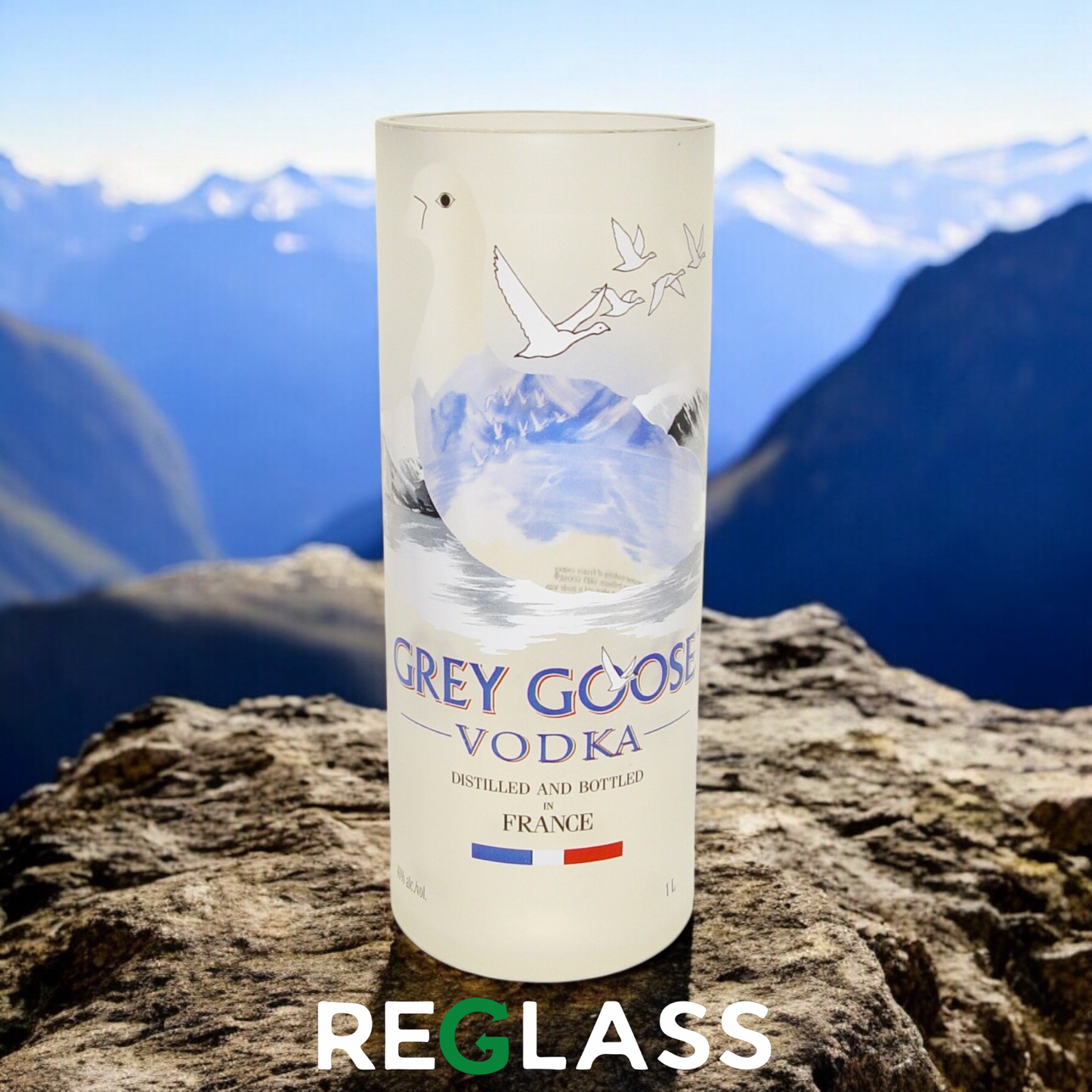 Grey Goose Vodka kicsi váza (1 l) 💐