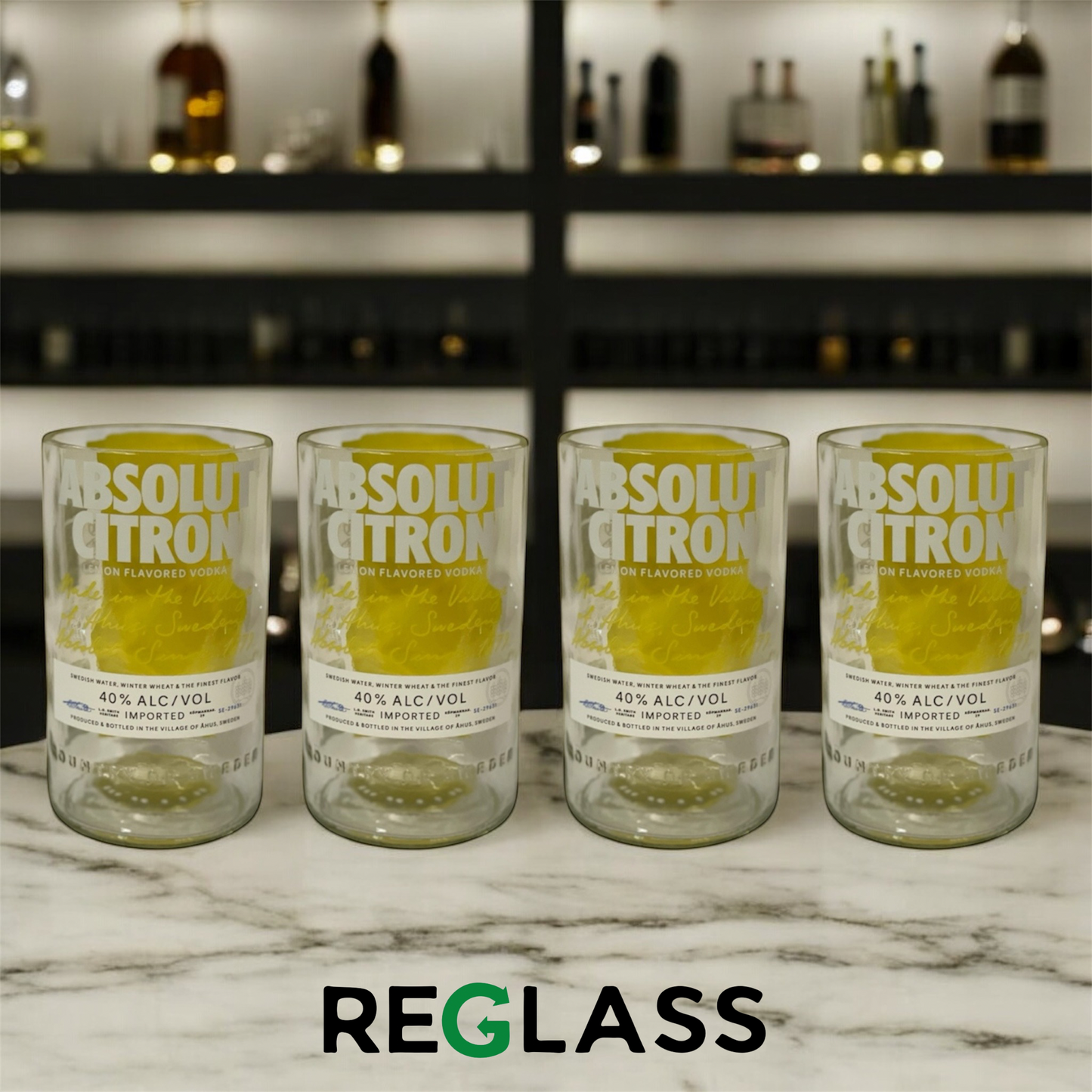 Absolut Citron pohár kollekció 🍋 (4 db)