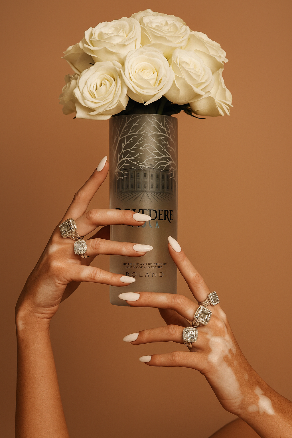 Belvedere Vodka kicsi váza 💐 (1 l)