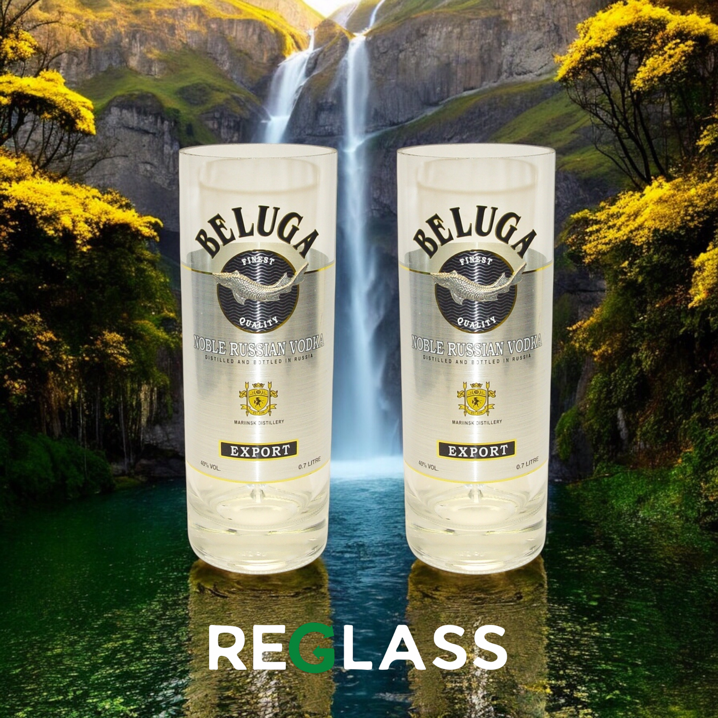 Beluga Vodka pohár kollekció (2 db)