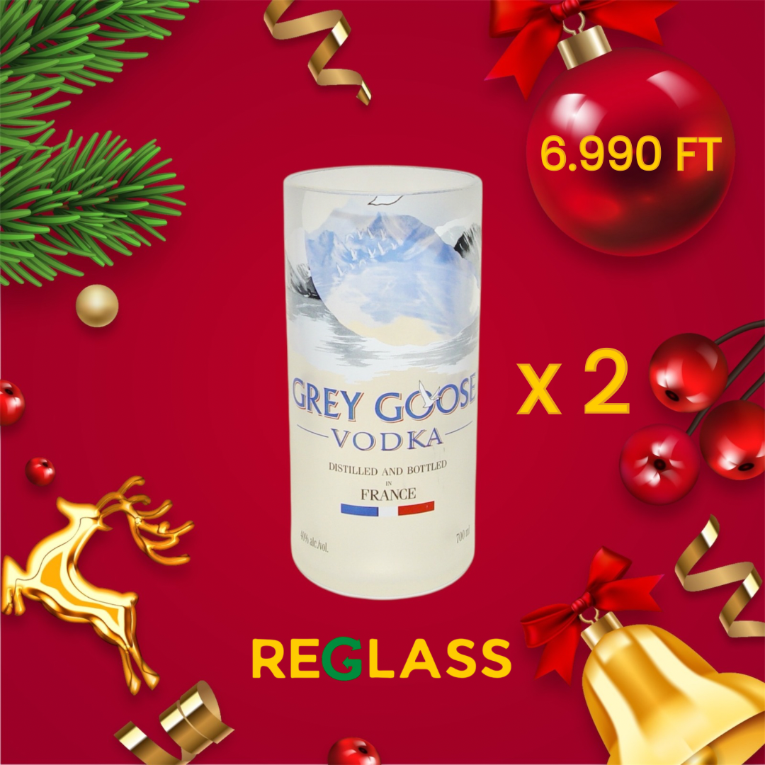 Grey Goose Vodka long pohár kollekció 🦢 (2 db)