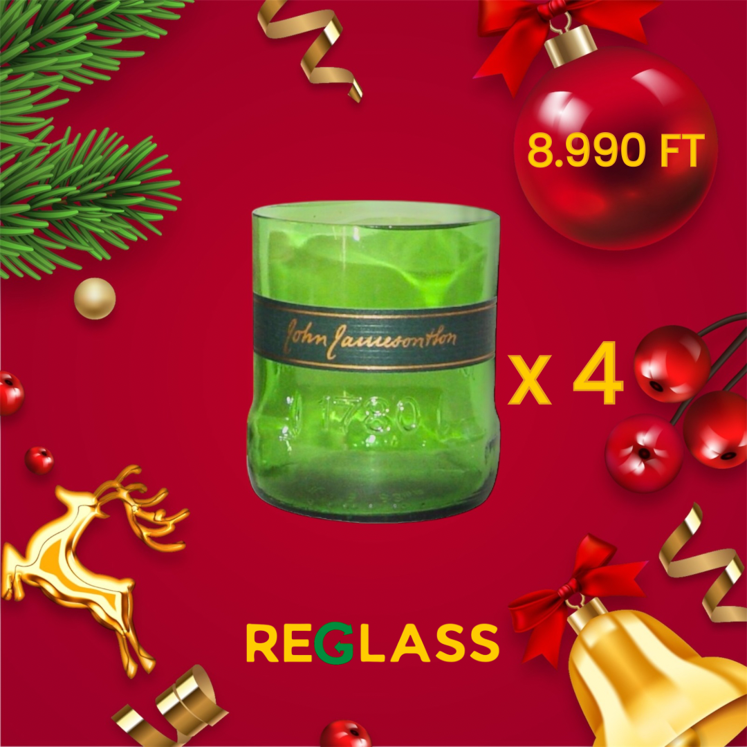 Jameson Irish Whiskey pohár kollekció 🥃 (4 db)