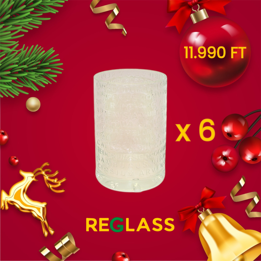 The Botanist Gin pohár kollekció 🌱 (6 db)