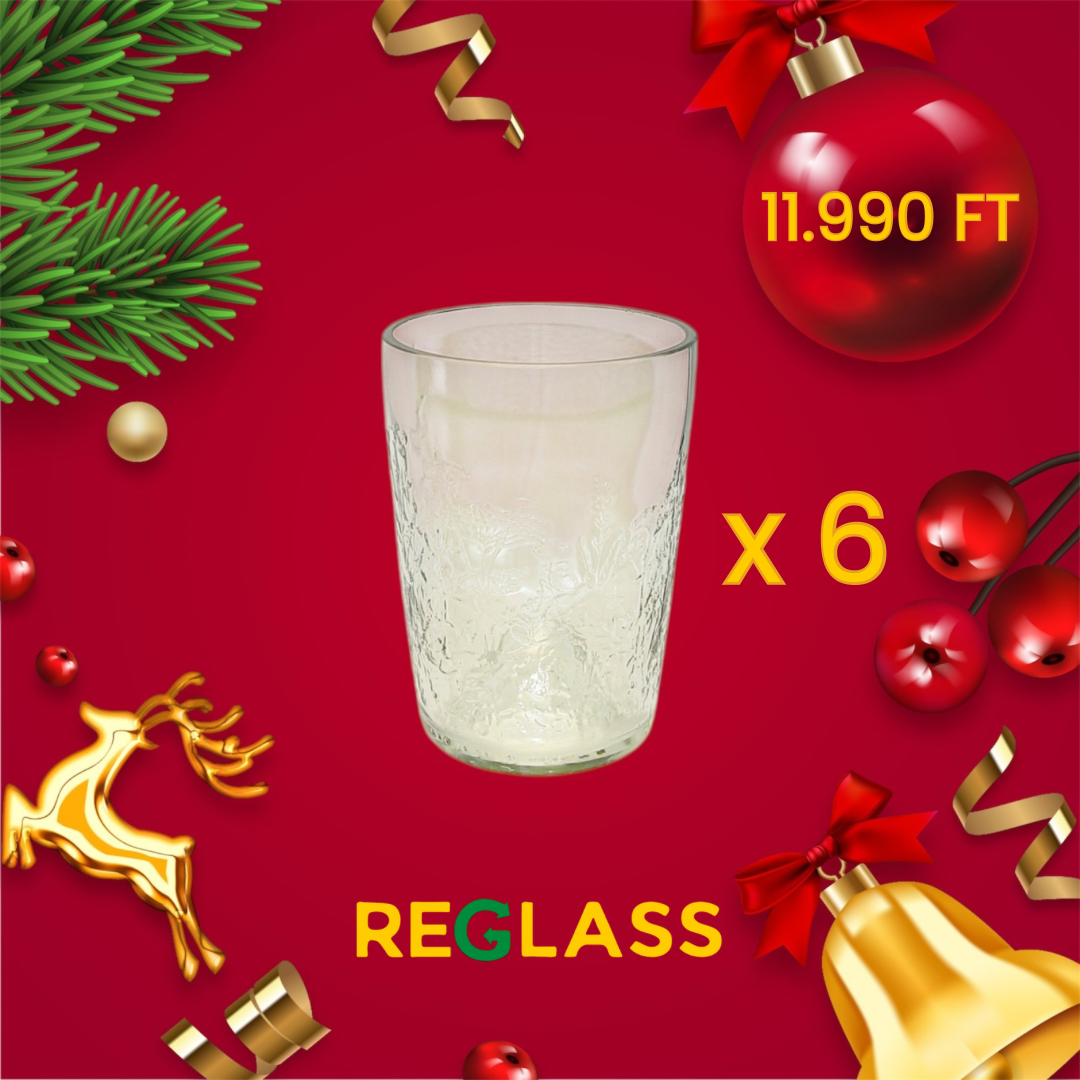 Fleurs de Prairie pohár kollekció 🌸 (6 db)