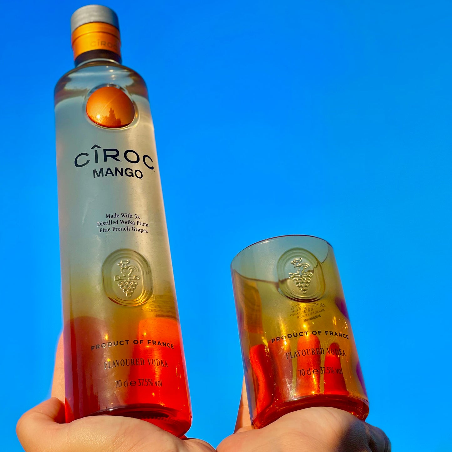 Ciroc Vodka Mango pohár kollekció 🥭🟠 (4 db)